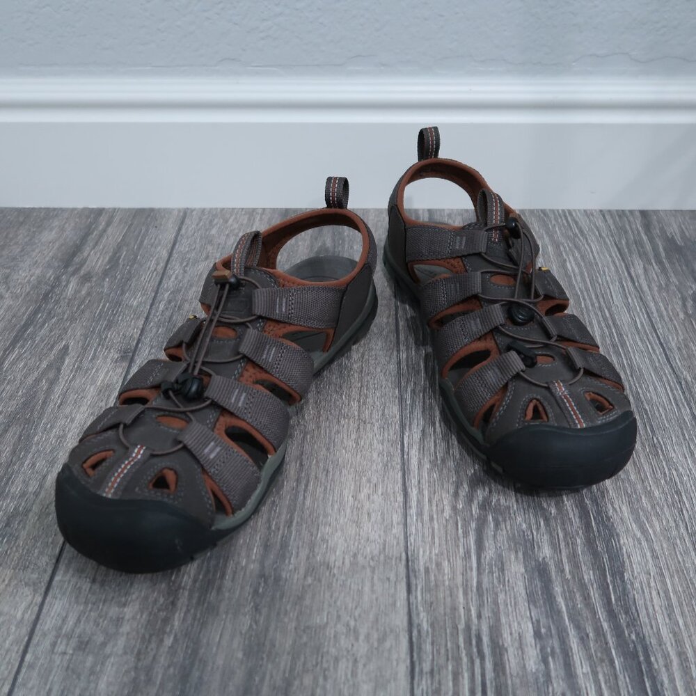 Keen Shoes Mens 12 Brown Clearwater CNX H2 Water Sport Sandals Outdoors Comfort